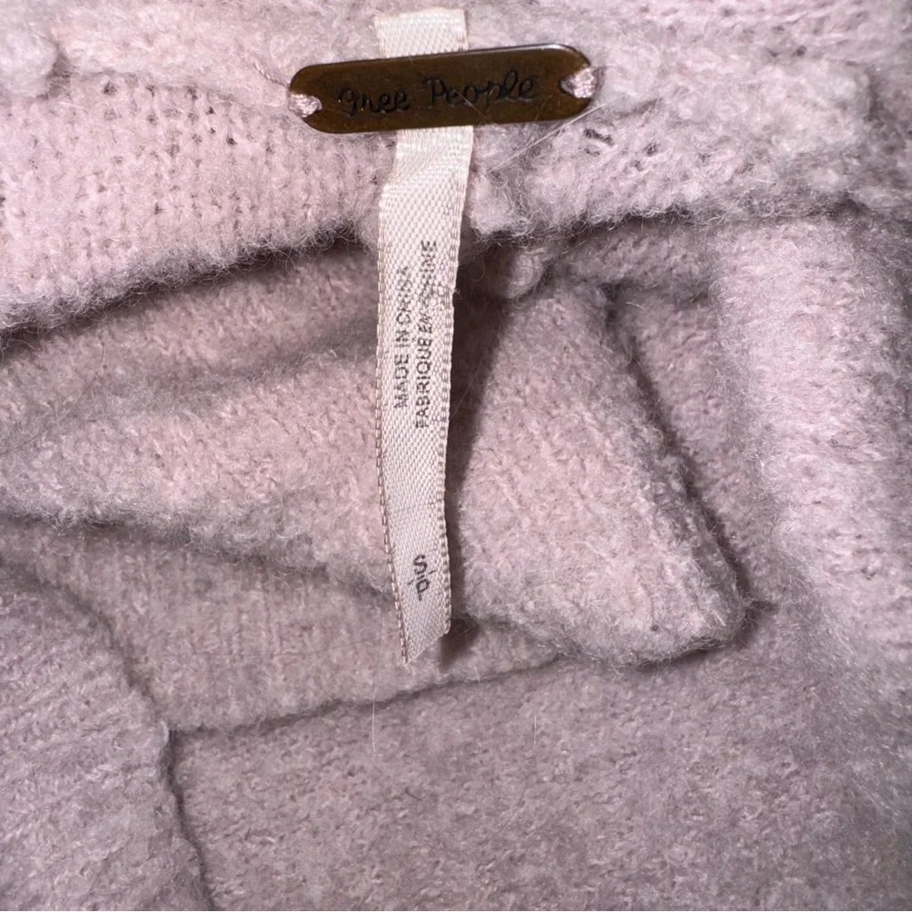 Free People Wool Open Knit Cardigan Size S